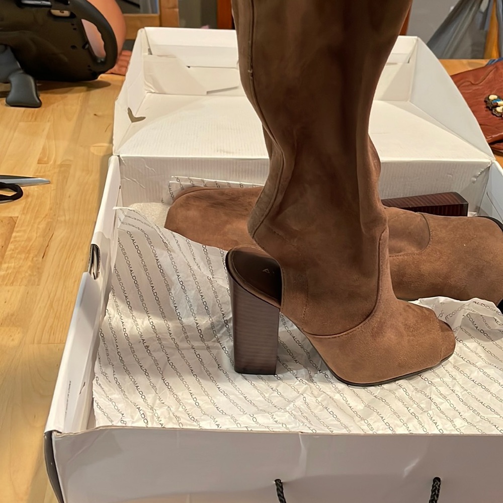 Aldo boots. Size 7 dark brown